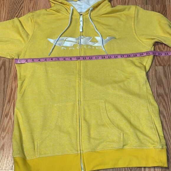 Like New Fly Racing Hoodie, Yellow 2XL - Picture 5 of 9